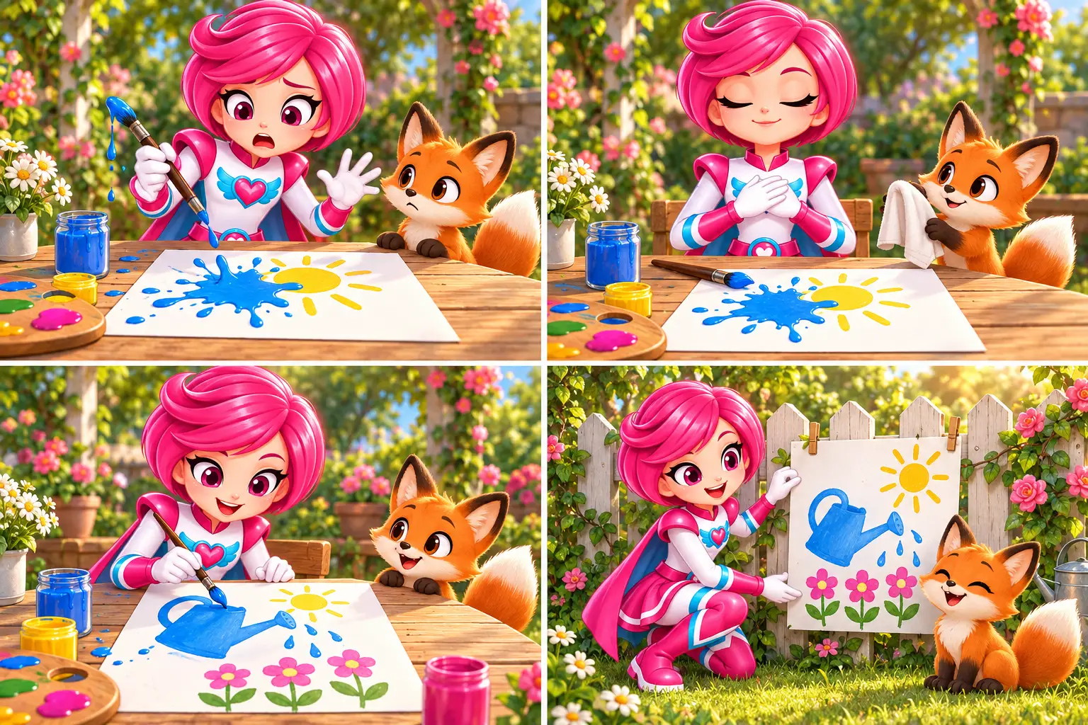 A collection of Gina’s creative and puzzle activities